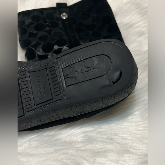 Coach Tullip Women’s Black Suede Boots - Picture 10 of 12